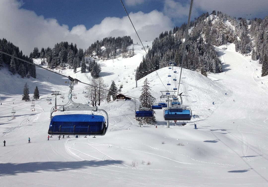 Skifahren am Brauneck in Lenggries